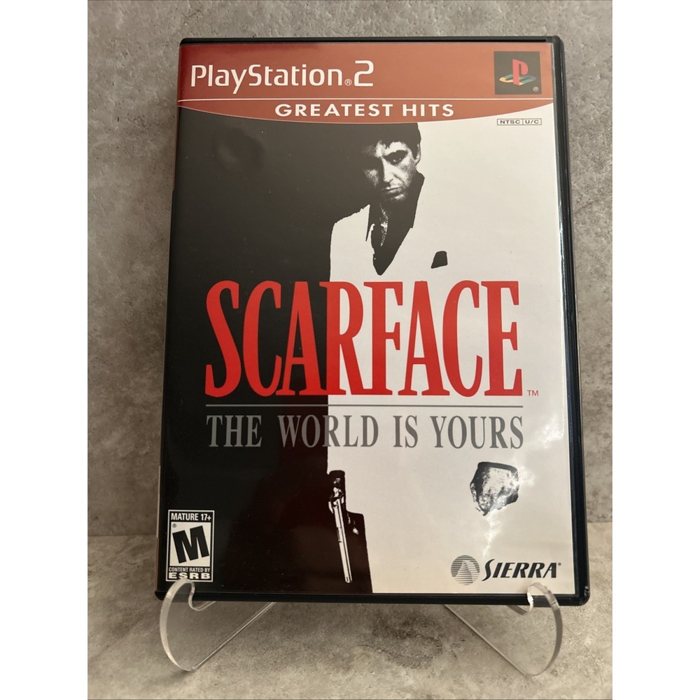 PS2 Scarface: The World is Yours (Sony PlayStation 2) CIB - Mint Case